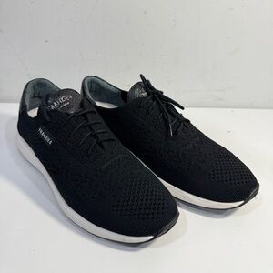 Frankie4 Lace Up Sneakers Shoes Black Leather Orthopedic Comfort Women’s Size 9